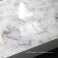 1220*2440 UV Marble Sheet Laminate Film Customized Size Waterproof Soundproof UV PVC Marble Sheet